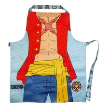 Delantal De Cocina Anime One Piece Luffy Pirate Cosplay