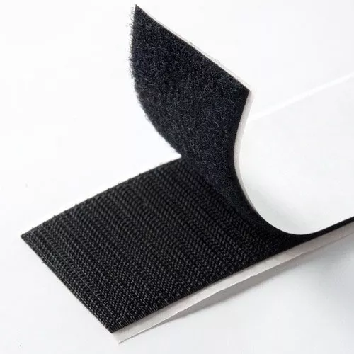 Velcro Adhesivo 2 Metros X 2.5 Centimetros Negro O Blanco