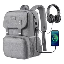 Mochila Para Laptop 15.6 Pulgadas, Mochila Matein Con Lonchera, Mochila De Almuerzo Térmica Para Hombre Y Mujer 