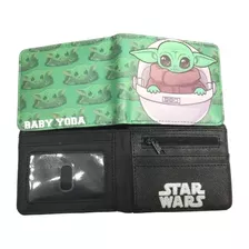 Billetera Baby Yoda Star Wars Porta Documentos