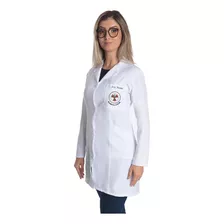 Jaleco Radiologia Feminino Bordado Grátis Nome E Radiologia