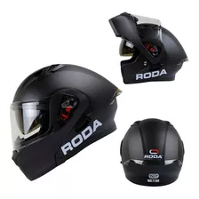 Casco Abatible Para Moto Roda Rush Svs Negro Mate Tamaño Del Casco Xxl