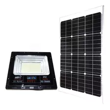 Reflector Solar Led 400w De Poder C/panel Solar Ip67