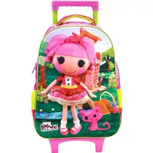 Mochila Com Rodinhas Lalaloopsy Jewel Relevo 3 D Xeryus