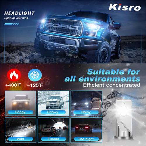 Para Dodge 9007 Kit Focos Led Alta/baja 40000lm Csp Foto 7