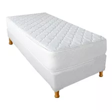 Sommier Americana Acuario Ecospring 1 1/2 Plaza De 190cmx100cm Blanco