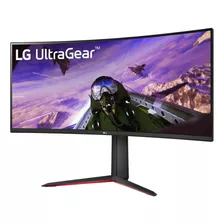 Monitor LG 34gp63a 34'' Ultragear Wqhd Curvo 21:9 160hz Color Negro 110v/220v