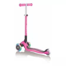 Scooter Plegable Globber Primo Foldable Lights, Rosado Color Rosa