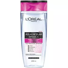 Água Micelar Bifásica Loréal Paris Demaquilante 200ml