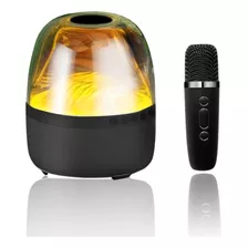 Bocina Bluetooth Inalámbrico Portátil Con Micrófono Karaoke 