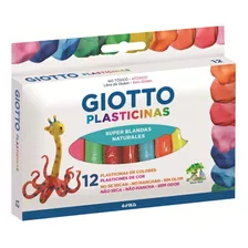 Pack 6 Plasticinas 12 Colores Giotto / Artesano Librería