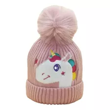 Gorro De Lana Para Niños, Con Chiporro Interior, Unicornio