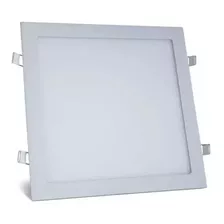 Luminária Plafon Led 25w Embutir Forro Quadrado Branco Frio