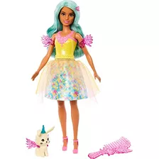 Boneca Barbie Barbie A Touch Of Magic Com Roupa De Conto De