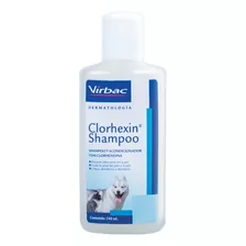 Virbac Clorhexin Shampoo 240ml - Champú Para Perros Y Gatos