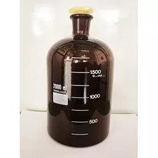 Frasco Garrafa Em Vidro Âmbar, Farmácia,química,laboratório 