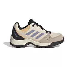 Tenis De Senderismo Terrex Hyperhiker adidas Para Niños Color Sand Strata/silver Violet/acid Orange Diseño De La Tela Liso Talla 17