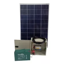 Kit Energia Solar Residencial 110v Panel 100w Inversor 300w