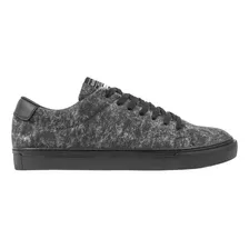 Zapatilla Negra Hombre Mujer Urbanas Primavera Calzado Acid 