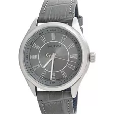 Reloj Para Hombre Náutica Modelo: Napbst001 Correa Gris