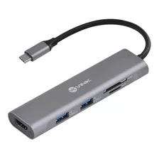 Hub Usb Tipo C / Type C 5 Em 1 Com 2 Usb 3.0