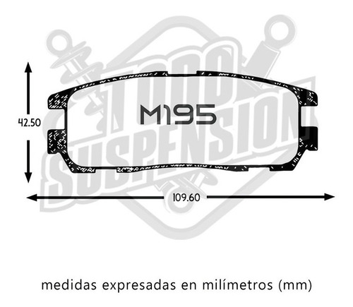 Pastilla De Frenos Trasera Isuzu Rodeo 2.2 1998-2004 Foto 2