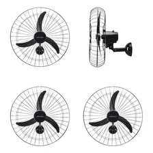 Ventilador Industrial Parede Silencioso 60cm Kit 04 Ventisol Cor Da Estrutura Preto Cor Das Pás Preto Diâmetro 60 Cm Frequência 60 Hz Material Das Pás Plástico Quantidade De Pás 3 127v/220v