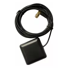 Antena Gps Com Conector Plug Sma E Base Magnética- Nova