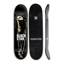 Shape De Skate Black Star Fiberglass Espinho 8.0 + Lixa Grát