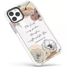 Funda Para iPhone 13 Pro Max - Frase Biblia/flores