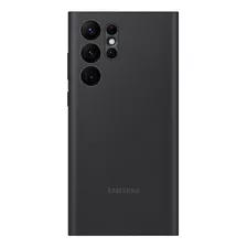 Funda Samsung Smart Led View Cover Ef-ns908pjegww Black Con Diseño Lisa Galaxy S22 Ultra Por 1 Unidad