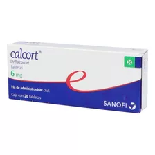 Calcort 6 Mg 20 Tabletas