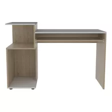 Escritorio Rta Muebles Atlanter Mdp De 120cm X 81.5cm X 46cm Rovere Y Blanco