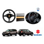 Tapetes 3d Logo Suzuki + Cubre Volante Grand Vitara 06 A 15