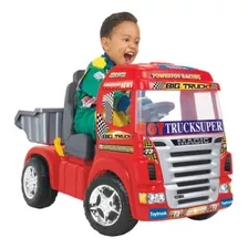 Mini Caminhão Truck Elétrico Infantil Basculante Pedal Magic