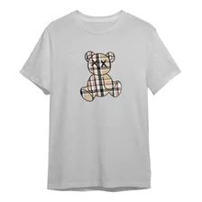 Camiseta Camisa Urso Xadrez Burb Bear Casual Ref1004