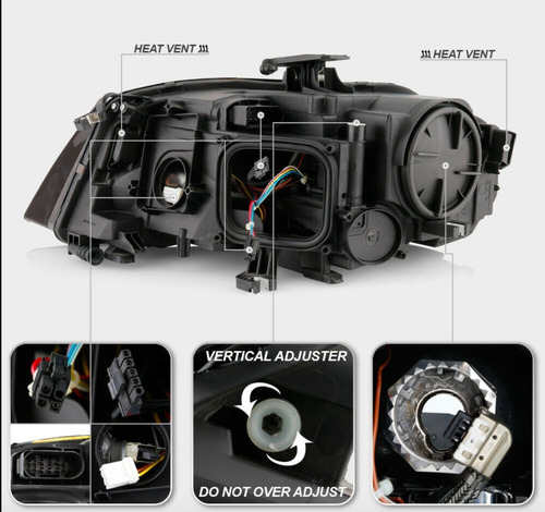 Faros Farolas Audi 2009-2010 Audi A4 B8 Drl S4 Foto 3