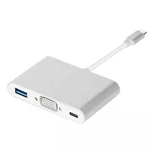 Adaptador Tipo C Vga Usb 3.0 Notebook Macbook Samsung S8/s22