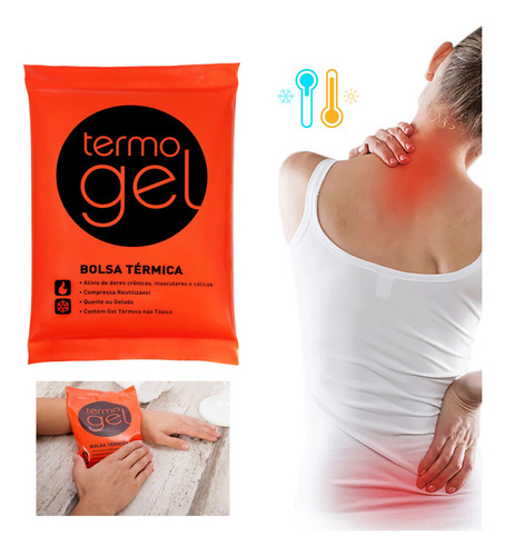 Bolsa Térmica Fria E Quente Compressa Termo Gel
