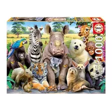 Puzzle Rompecabezas Grande Animales Salvajes 1000 Pzs Febo