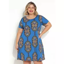 Vestido Feminino Soltinho Plus Size Roupas Para Gordinhas