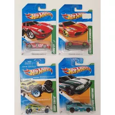 4 Hot Wheels Th Treasure Hunt 2012 Incluye Ferrari Mustang 