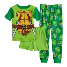 Pijama Tortugas Ninja Para Niños Autentico