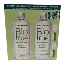 Biotrue Solución Acuosa Lentes De Contacto, Pack 1 Litro