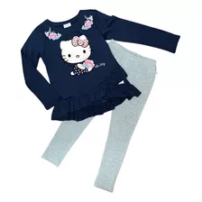 Conjunto Polera+calza Hello Kitty S121769-13