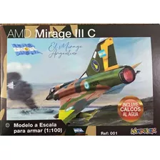 Avion Para Armar Modelex Mirage Iiic Argentina 1:100
