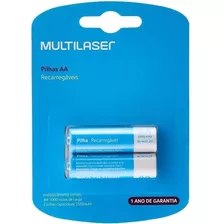 Pilas Aa Recargables X2 2500mah Multilaser