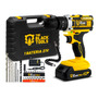 Parafusadeira E Furadeira Impacto The Black Tools Tb-21pw 3/8 Cor Amarelo Frequência 50/60 Hz 127/220v 60hz