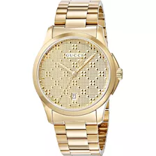 Gucci Swiss Quartz And Alloy Dress Gold-toned Men's Watch (m