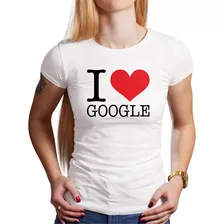 Polo Dama I Love Google (d0803 Boleto.store)